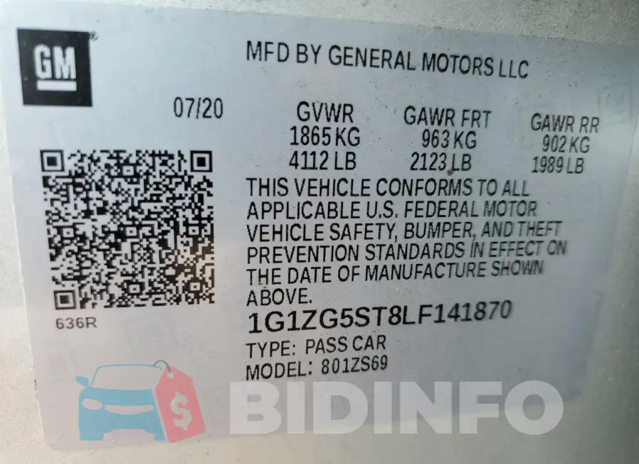1G1ZG5ST8LF141870 Photo# 13