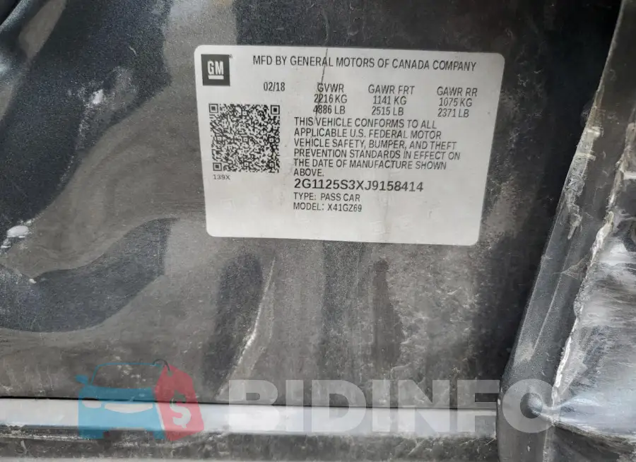 2G1125S3XJ9158414 Photo# 12