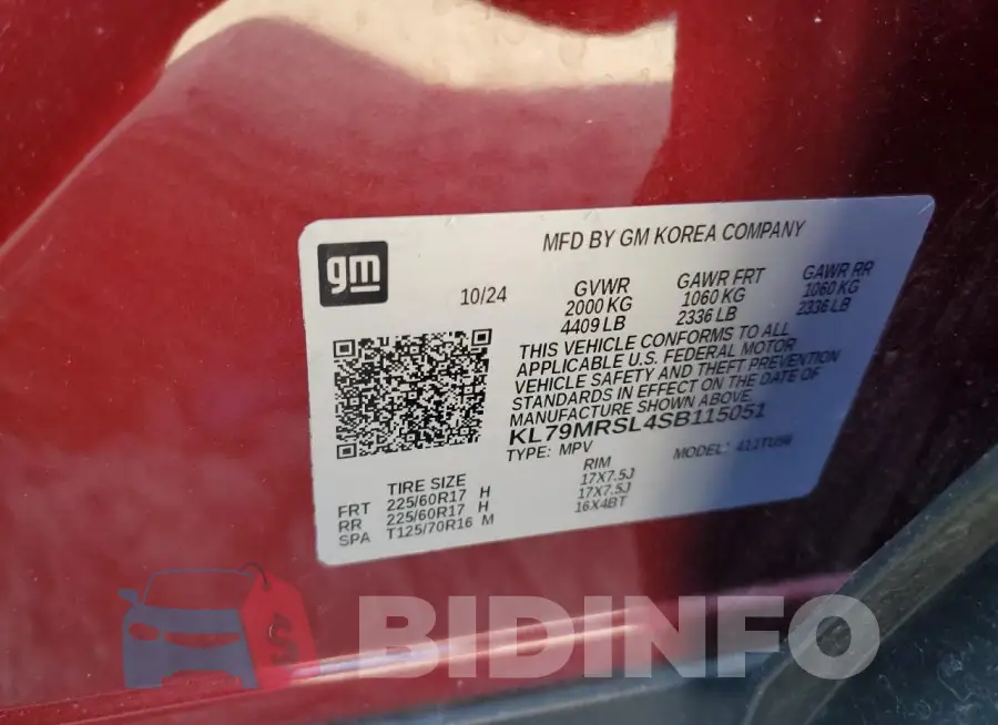KL79MRSL4SB115051 Photo# 13