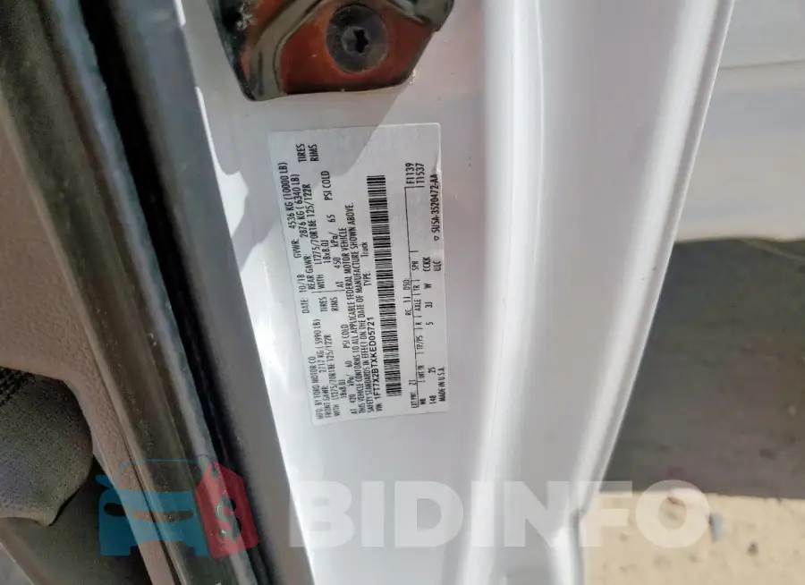 1FT7X2BTXKED05721 Photo# 12