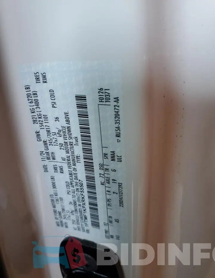 1FTMF1KPXRKF55507 Photo# 12