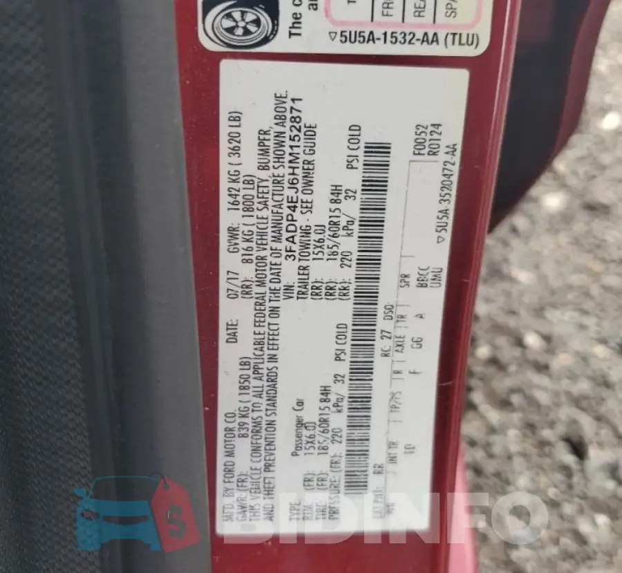 3FADP4EJ6HM152871 Photo# 12