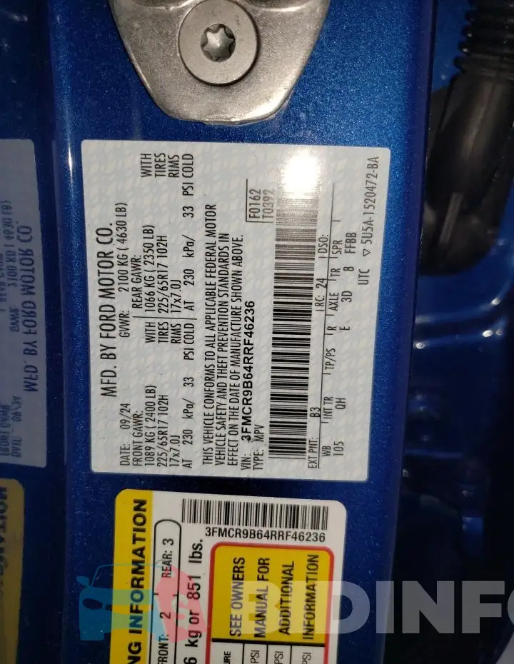 3FMCR9B64RRF46236 Photo# 13