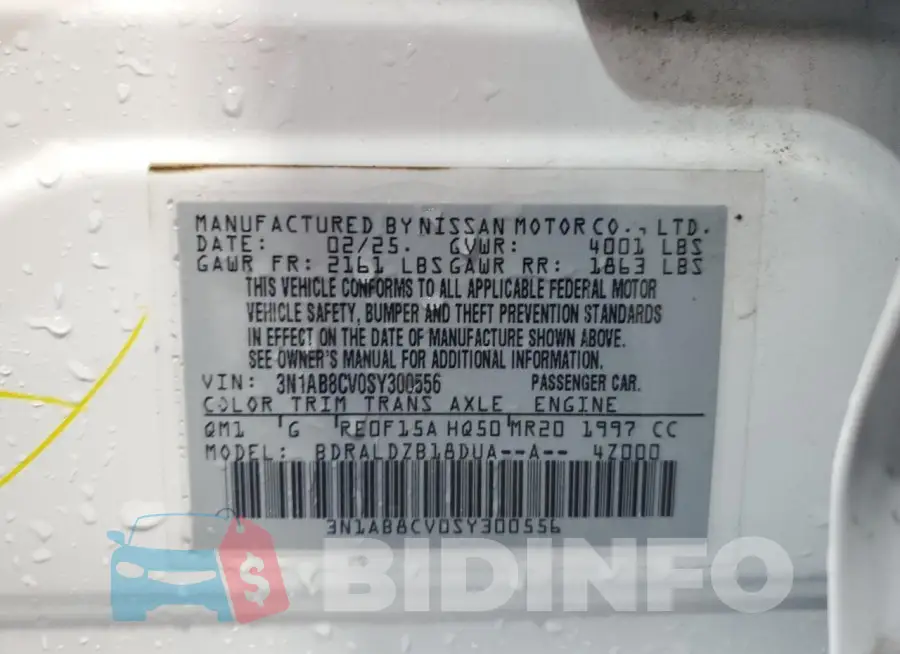 3N1AB8CV0SY300556 Photo# 13