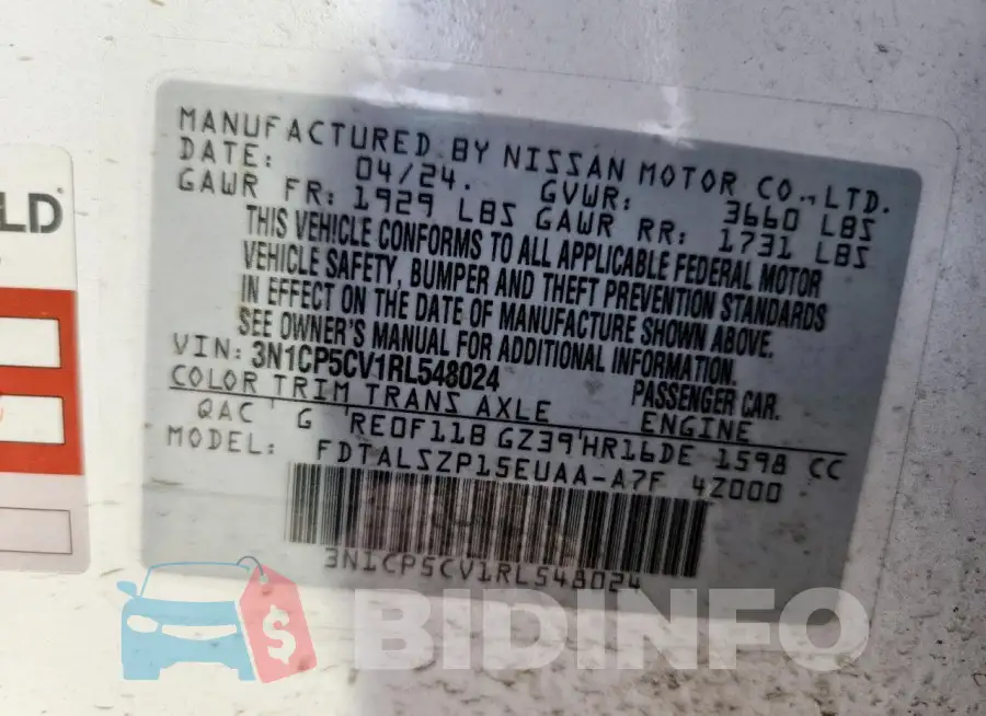 3N1CP5CV1RL548024 Photo# 14