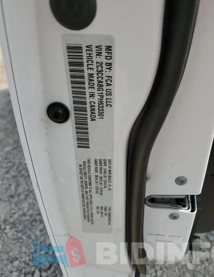 2C3CCABG1PH633301 Photo# 13