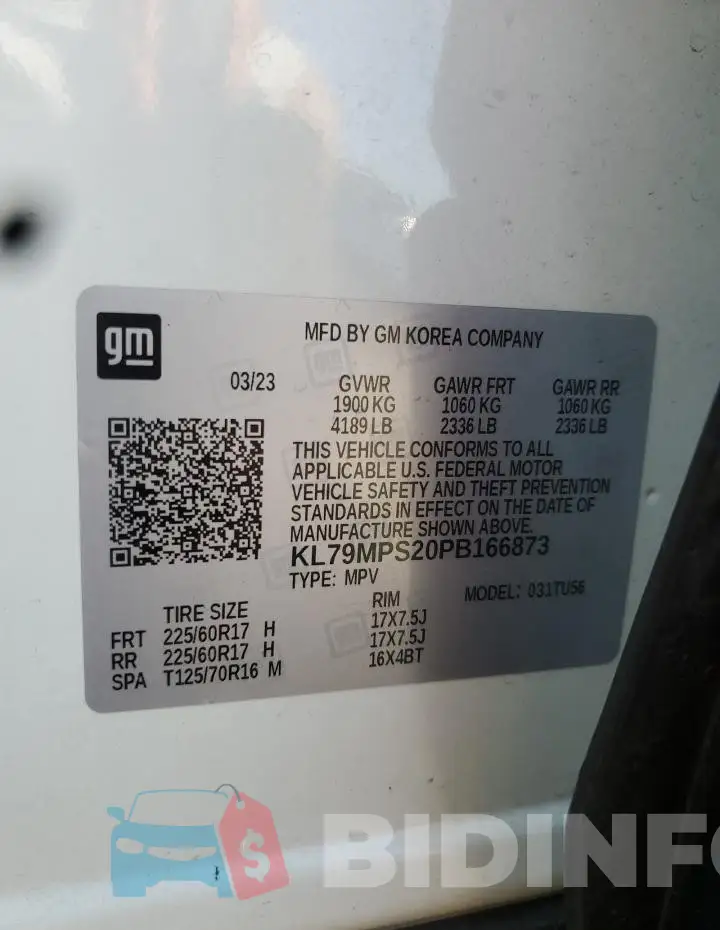 KL79MPS20PB166873 Photo# 12