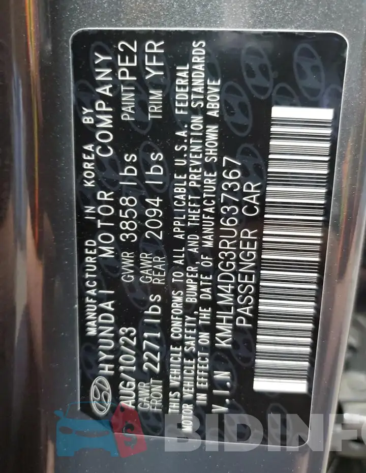 KMHLM4DG3RU637367 Photo# 12