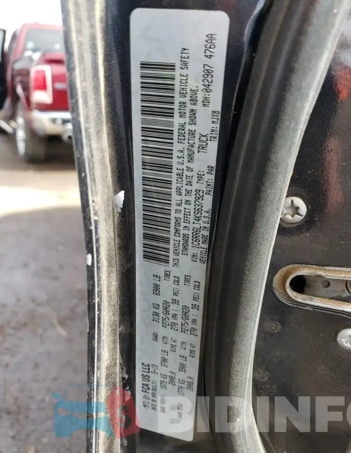 1C6RR6LT4KS637929 Photo# 12
