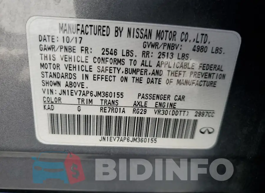 JN1EV7AP6JM360155 Photo# 13