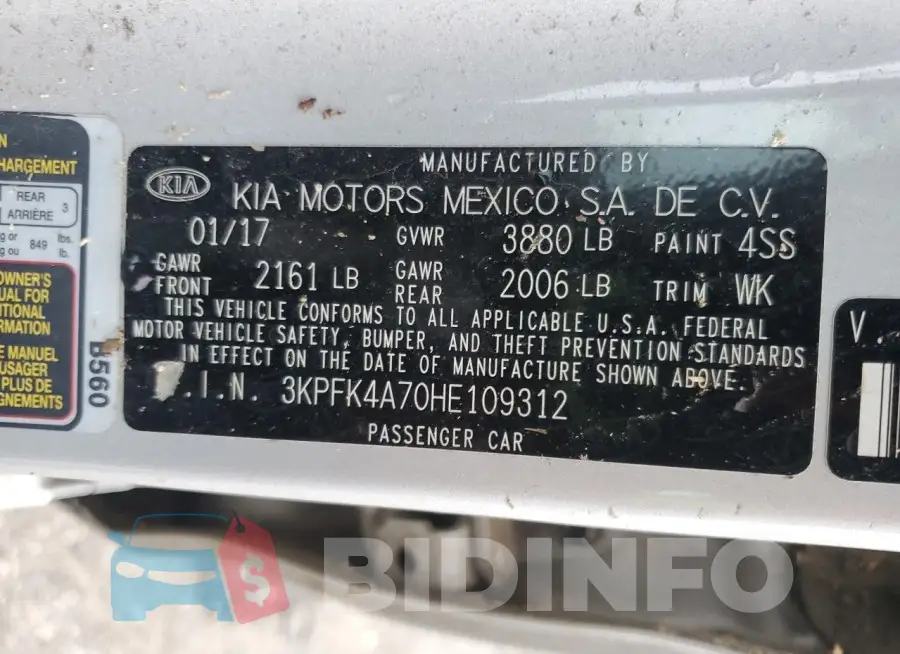 3KPFK4A70HE109312 Photo# 12