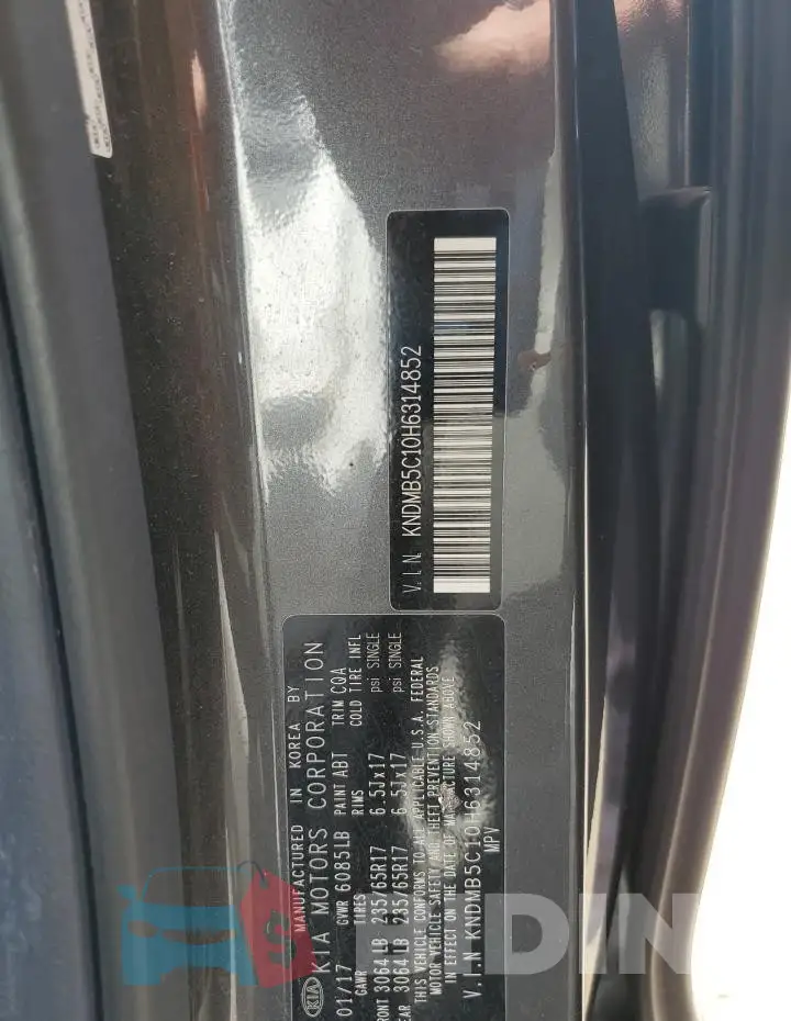 KNDMB5C10H6314852 Photo# 13