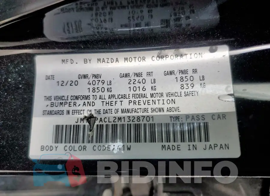 JM1BPACL2M1328701 Photo# 12