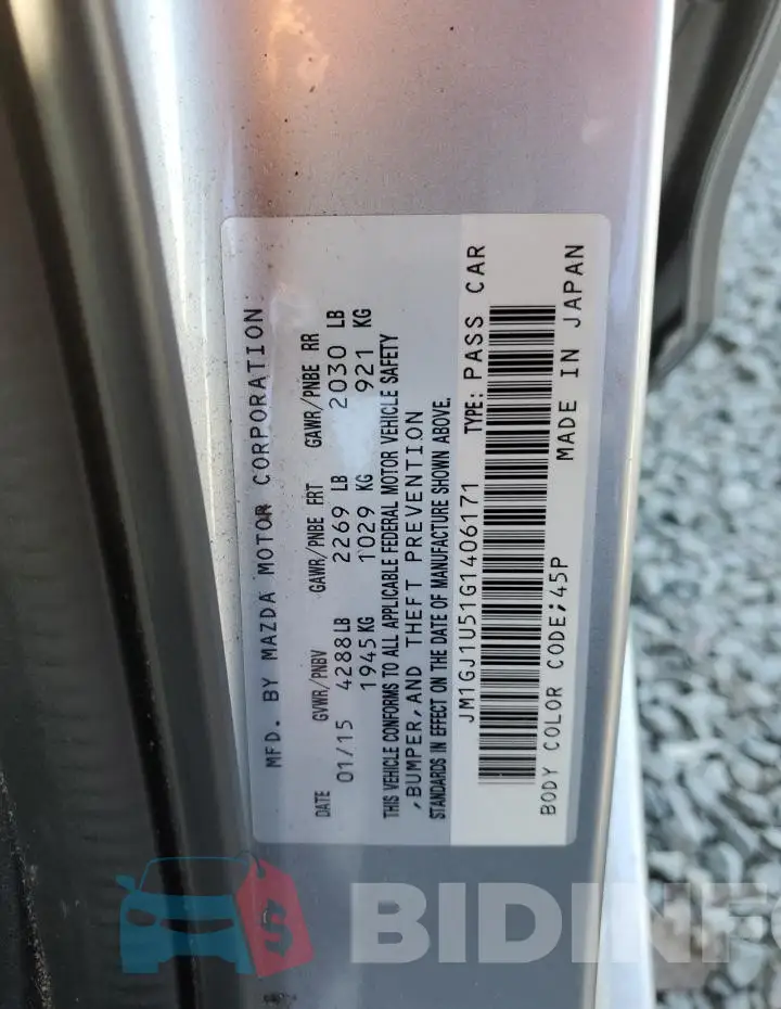 JM1GJ1U51G1406171 Photo# 12