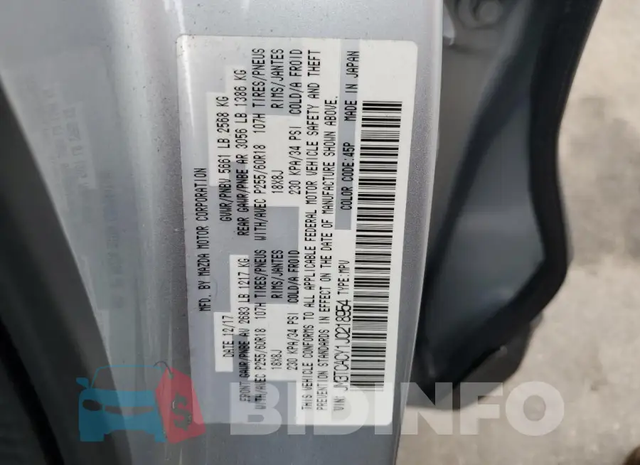 JM3TCACY1J0218954 Photo# 13