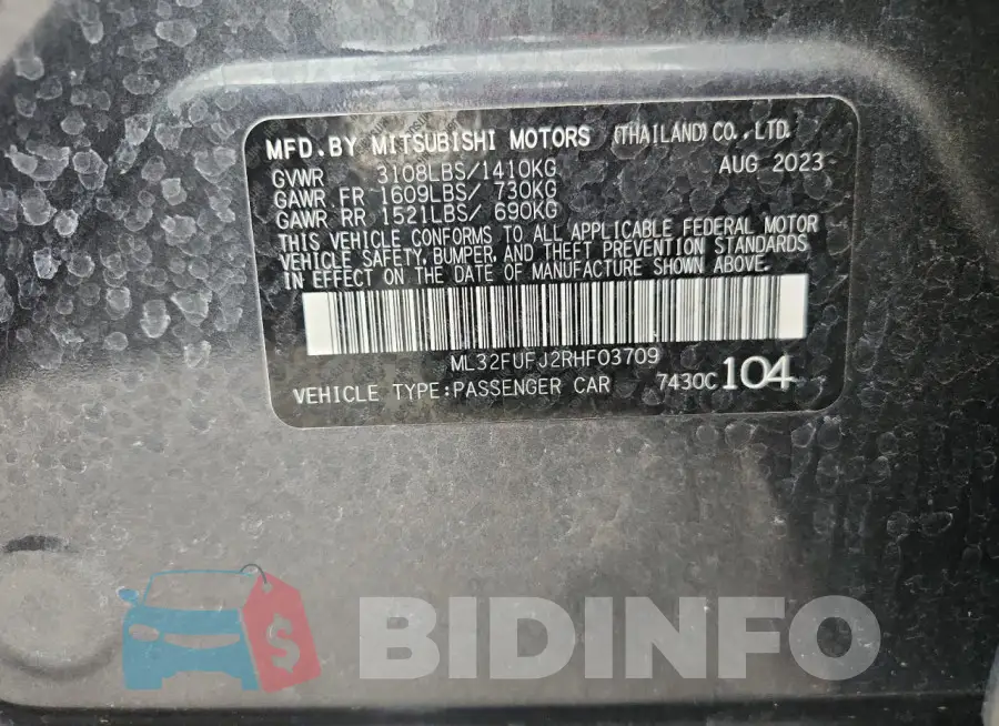ML32FUFJ2RHF03709 Photo# 12