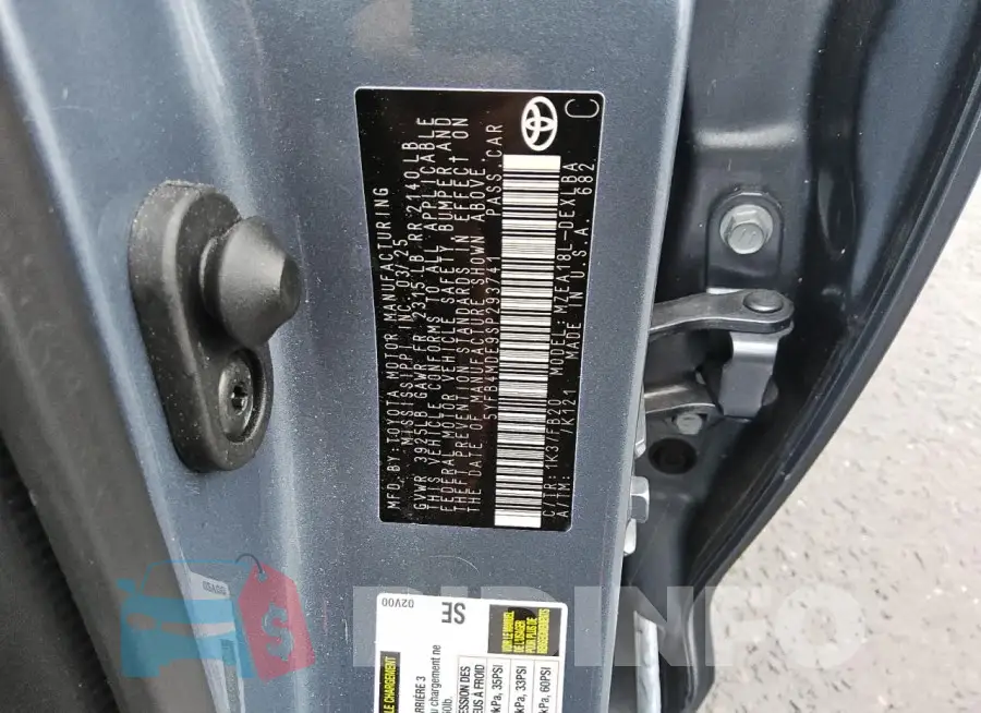 5YFB4MDE9SP293741 Photo# 12
