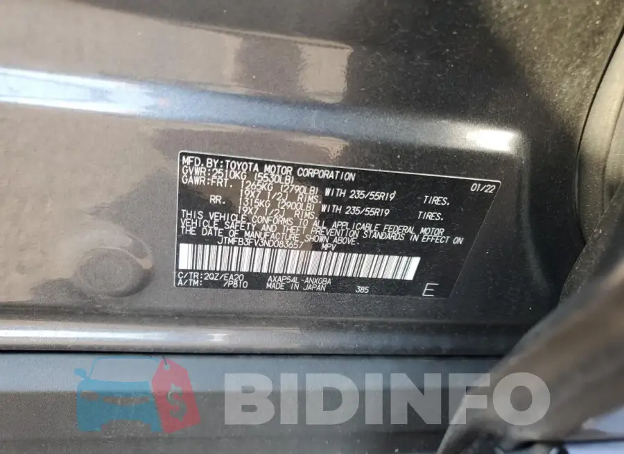 JTMFB3FV3ND083657 Photo# 13