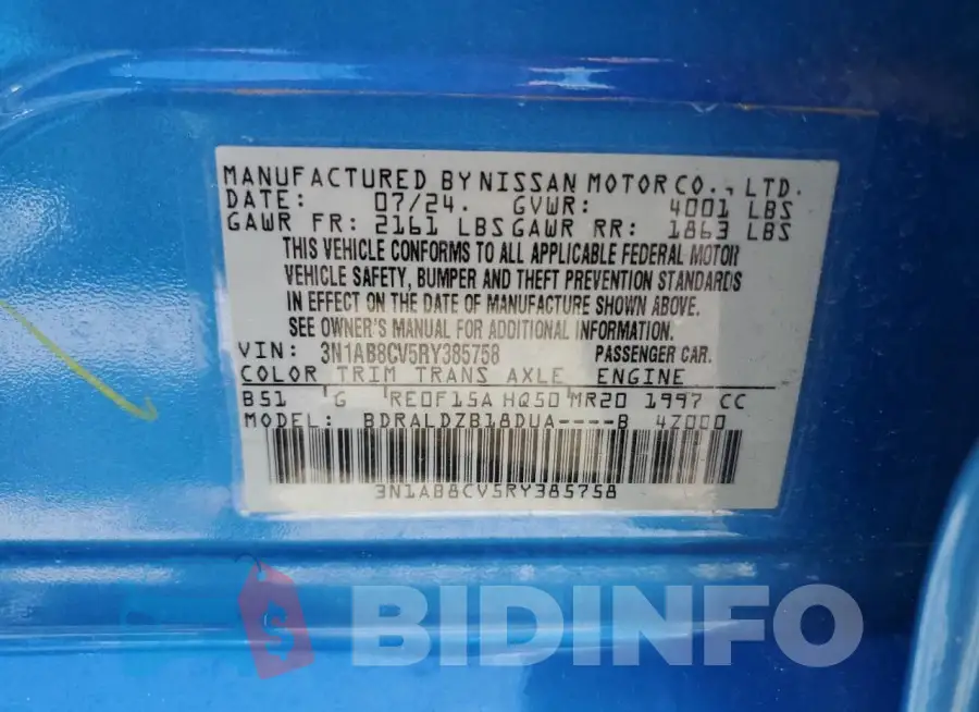 3N1AB8CV5RY385758 Photo# 12
