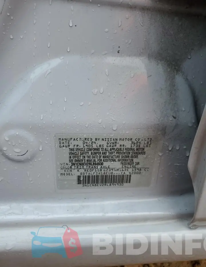 3N1CN8EV2RL894930 Photo# 12