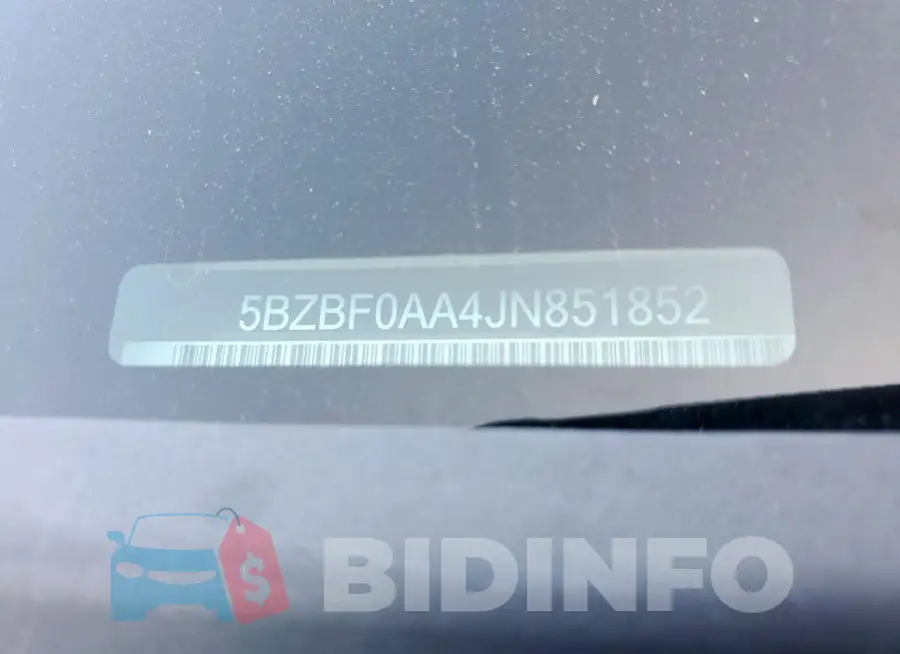 5BZBF0AA4JN851852 Photo# 13
