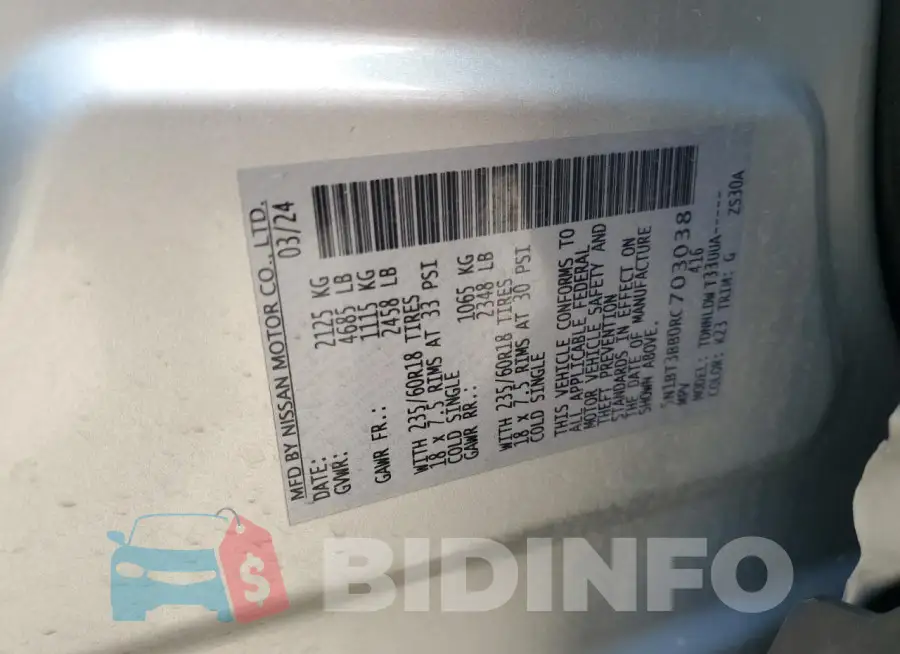 5N1BT3BB0RC703038 Photo# 14