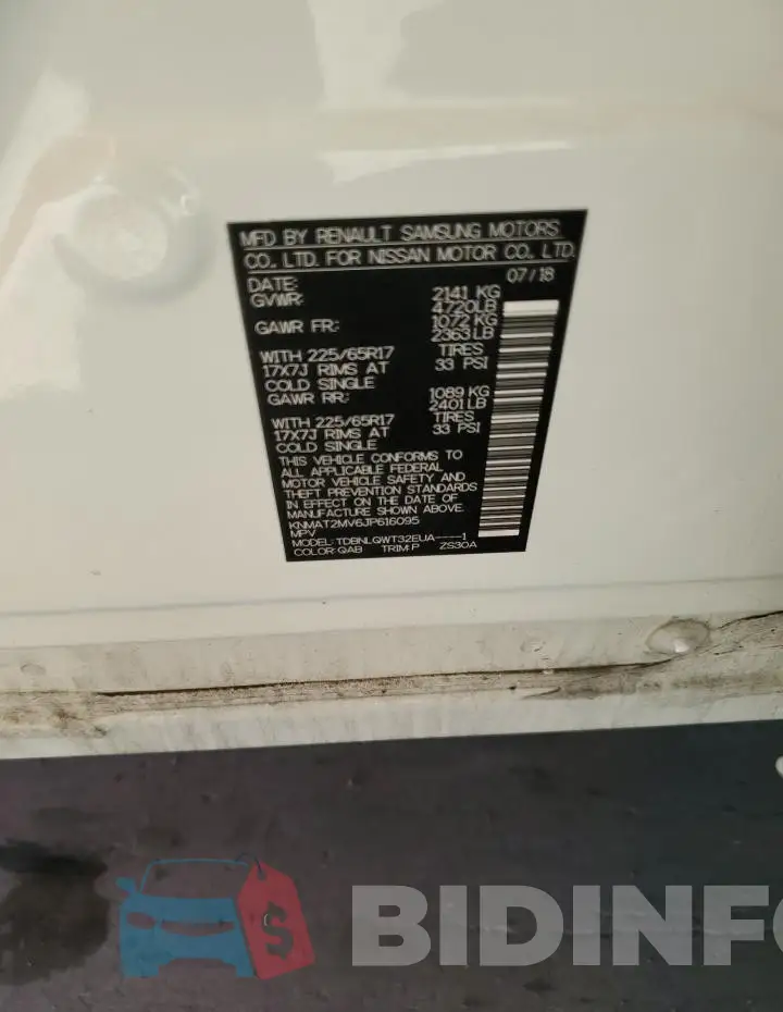 KNMAT2MV6JP616095 Photo# 13