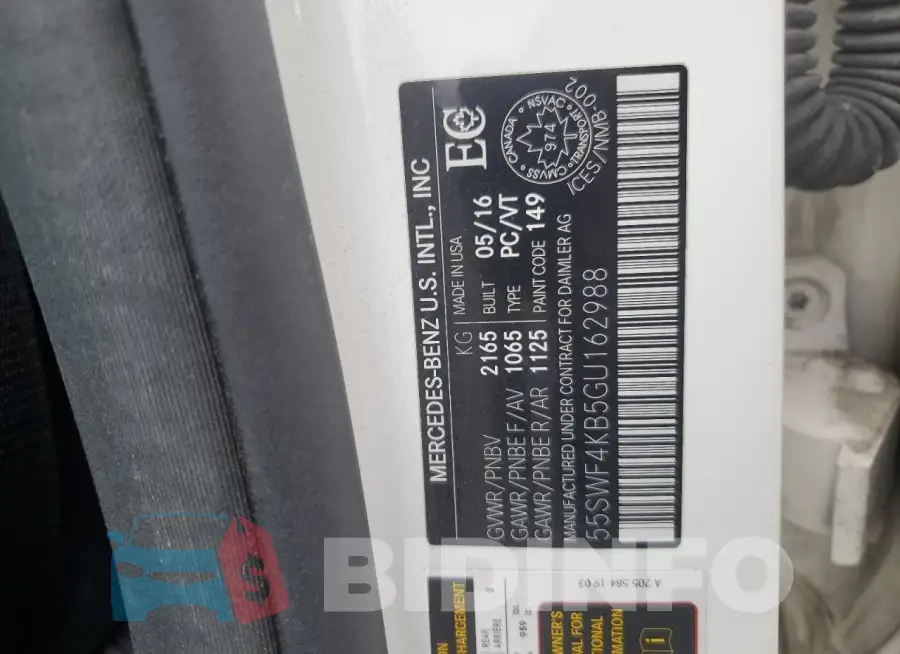 55SWF4KB5GU162988 Photo# 13