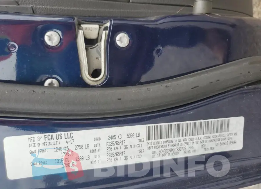 3C4PDCABXHT638775 Photo# 13
