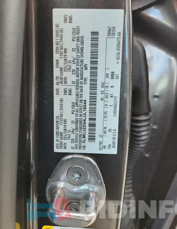 5LMCJ2D94LUL18644 Photo# 13