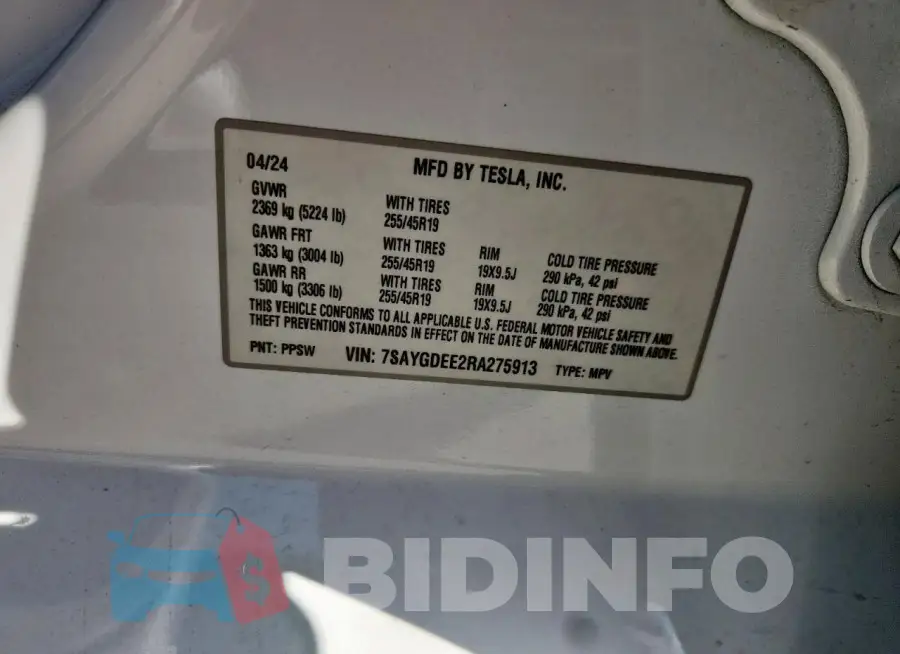 7SAYGDEE2RA275913 Photo# 12