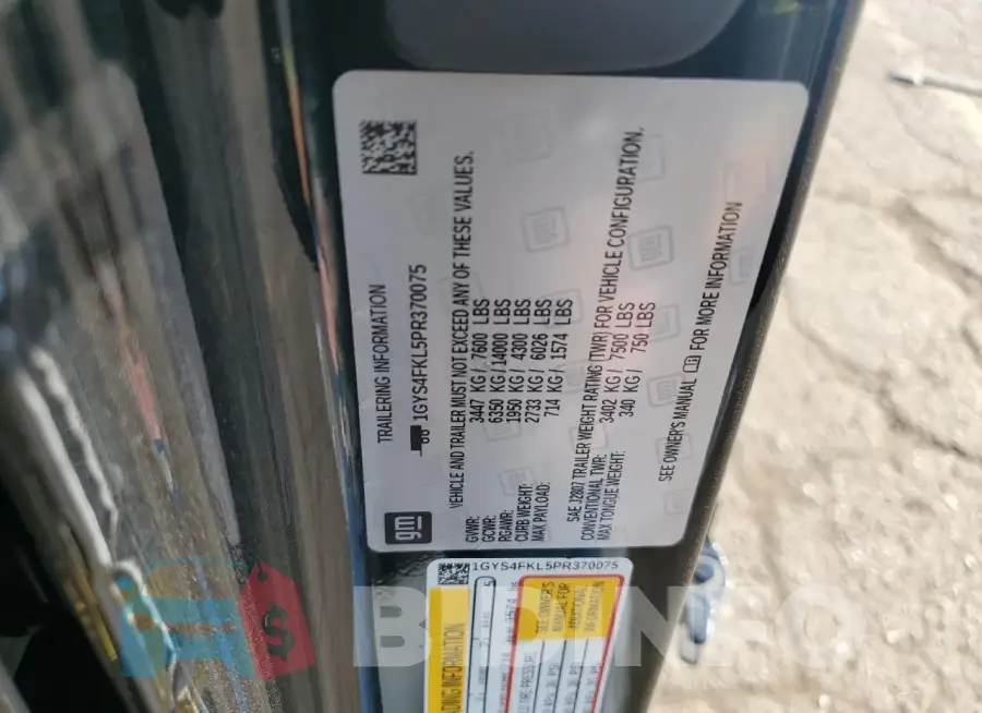 1GYS4FKL5PR370075 Photo# 12