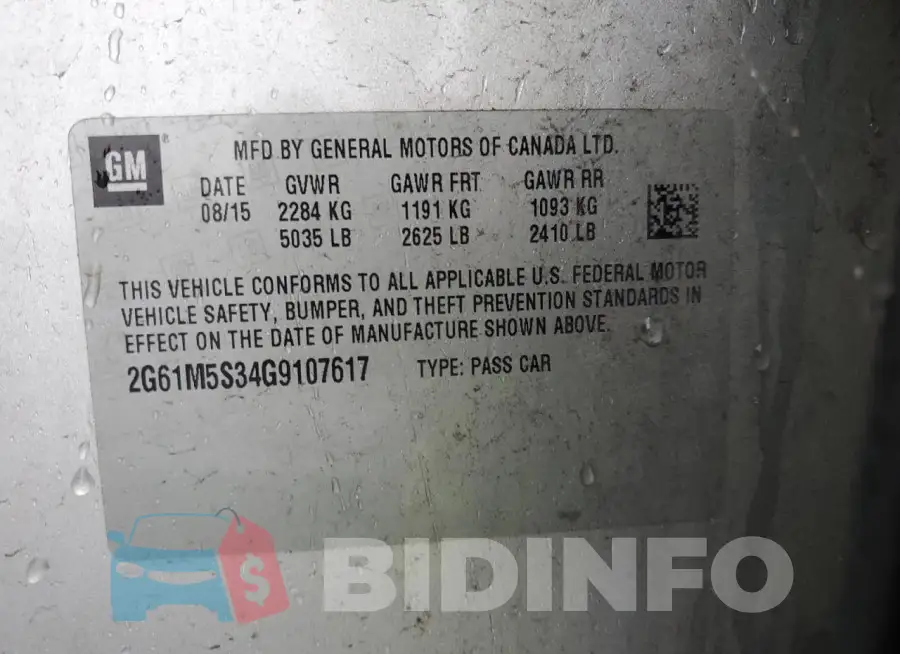 2G61M5S34G9107617 Photo# 12