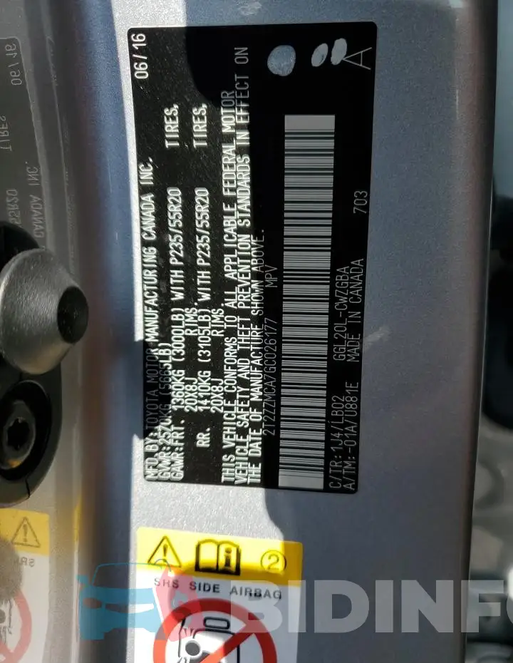 2T2ZZMCA7GC026177 Photo# 13