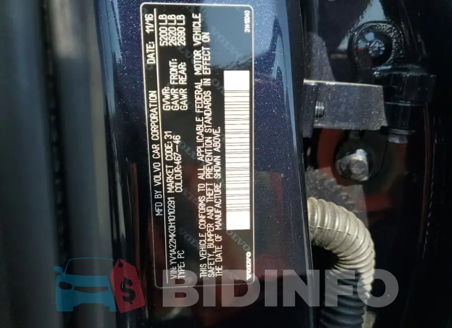 YV1A22MK0H1010291 Photo# 12