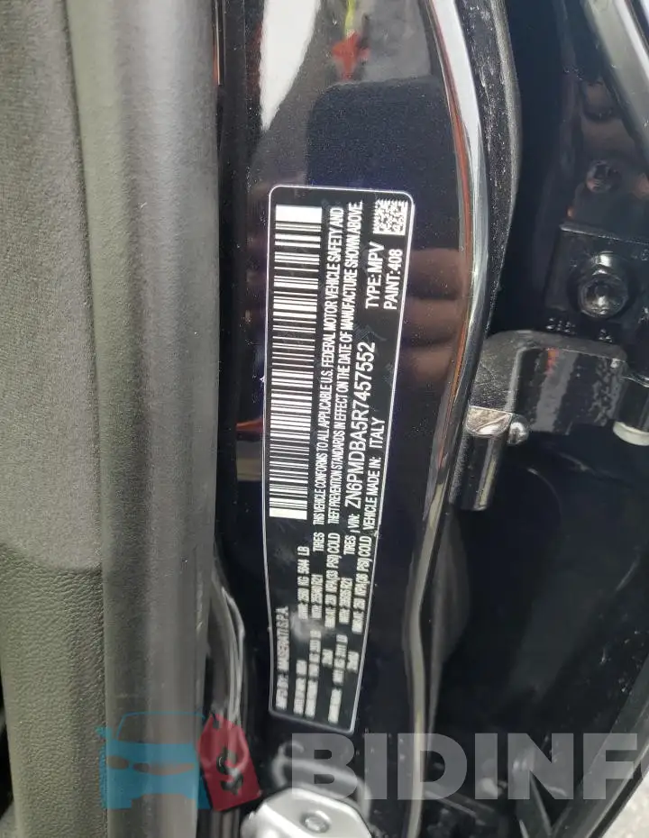 ZN6PMDBA5R7457552 Photo# 13