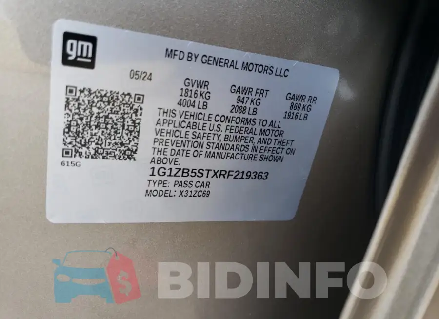 1G1ZB5STXRF219363 Photo# 12