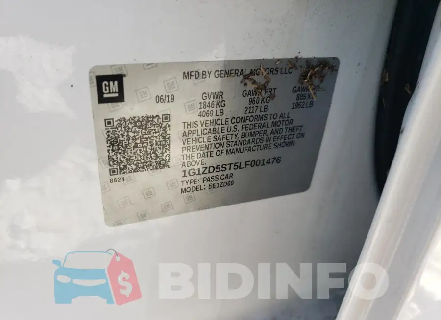 1G1ZD5ST5LF001476 Photo# 12