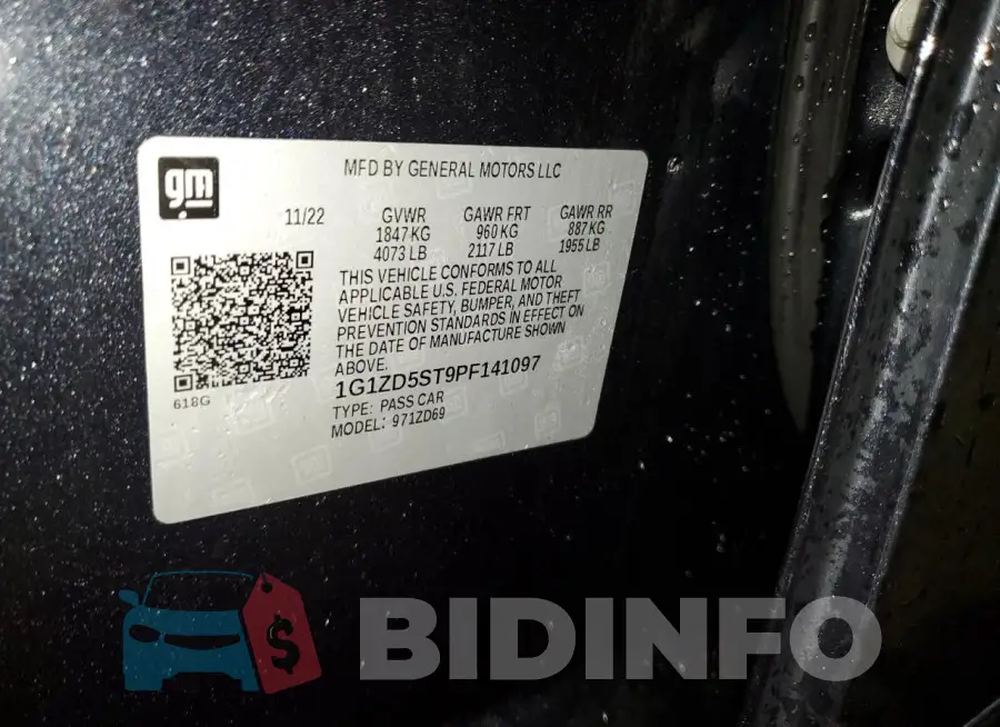 1G1ZD5ST9PF141097 Photo# 12