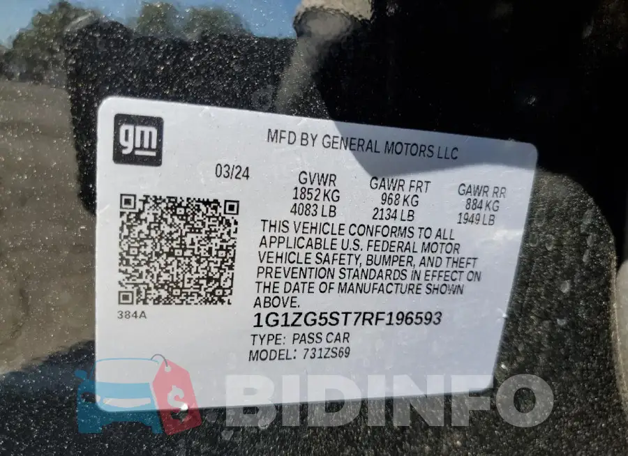 1G1ZG5ST7RF196593 Photo# 12