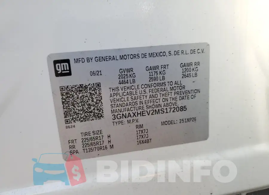 3GNAXHEV2MS172085 Photo# 13
