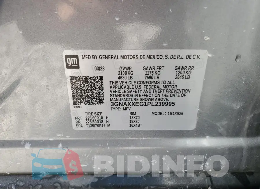 3GNAXXEG1PL239995 Photo# 13