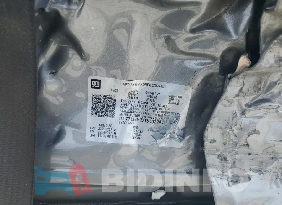 KL77LHE2XRC022417 Photo# 13