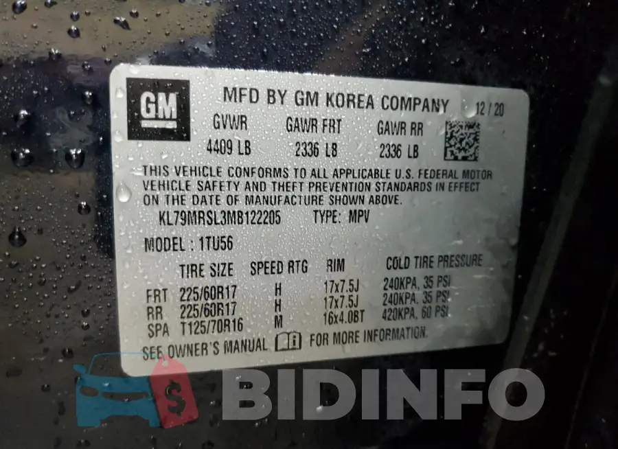 KL79MRSL3MB122205 Photo# 14