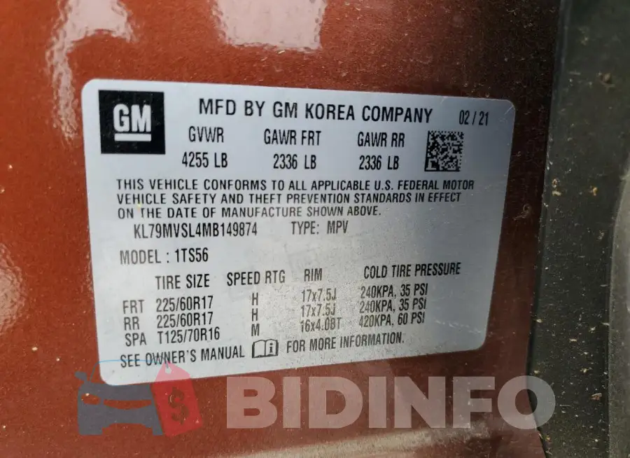 KL79MVSL4MB149874 Photo# 13