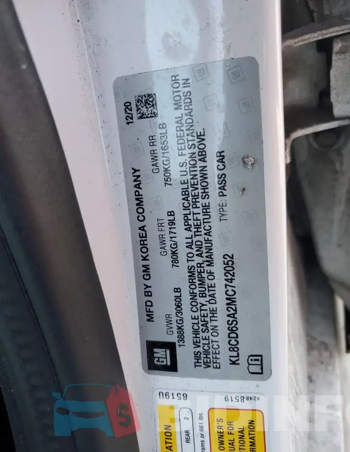 KL8CD6SA2MC742052 Photo# 13