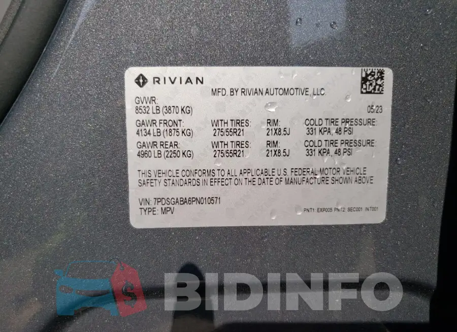 7PDSGABA6PN010571 Photo# 13