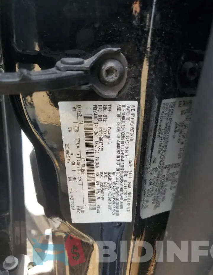 1FADP5DU5HL117905 Photo# 12