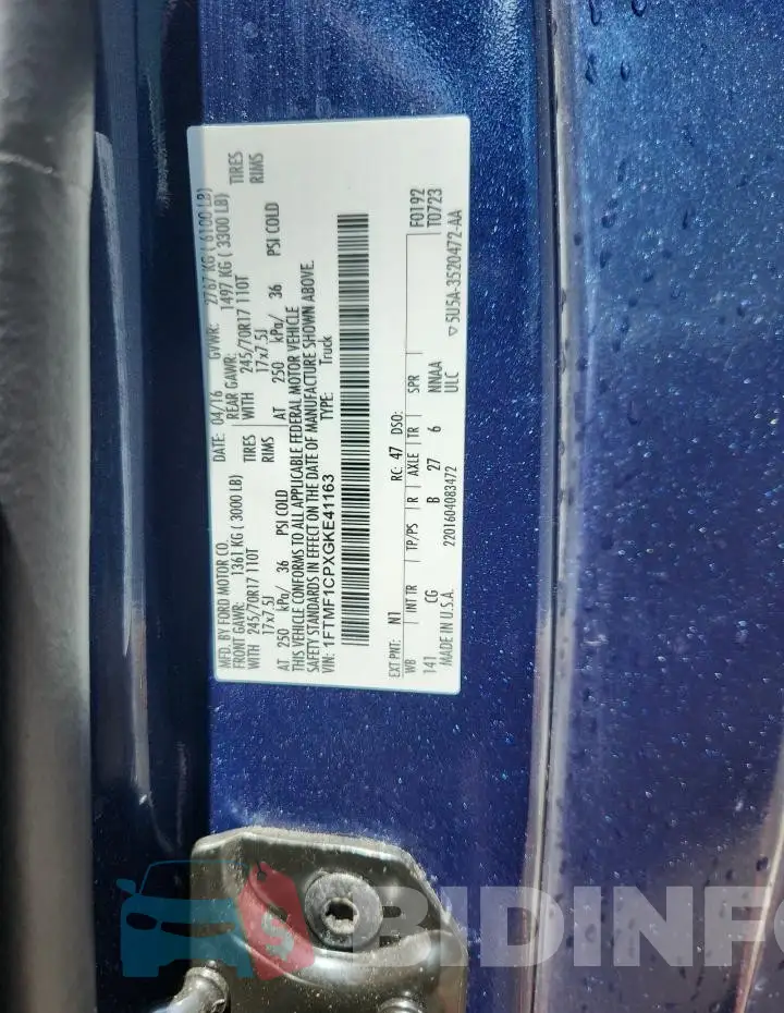 1FTMF1CPXGKE41163 Photo# 12