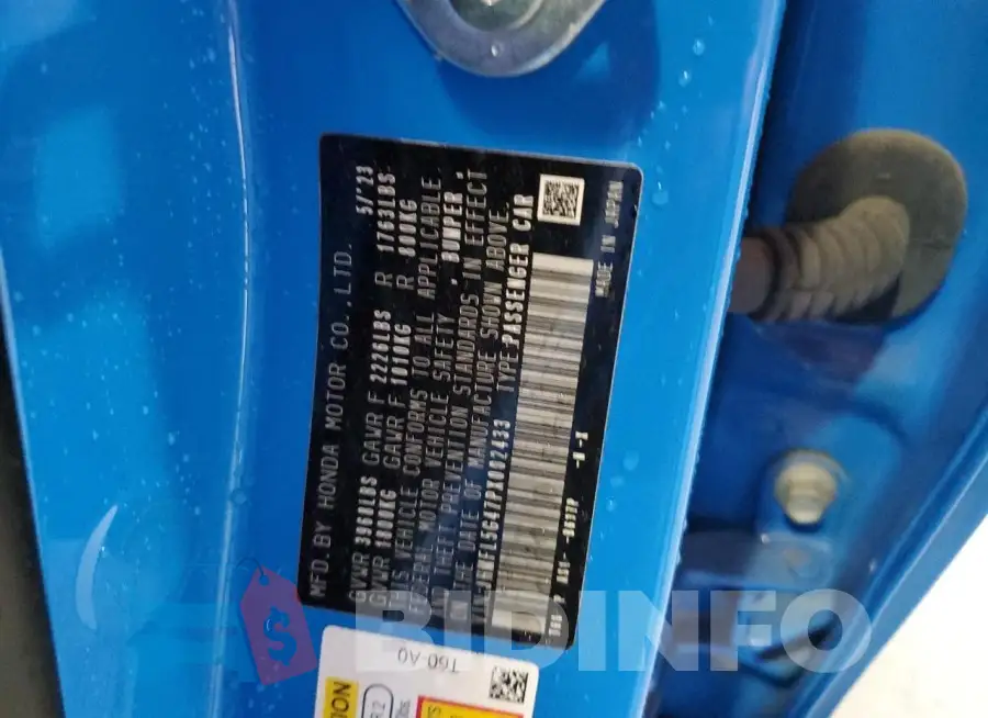 JHMFL5G47PX002433 Photo# 12